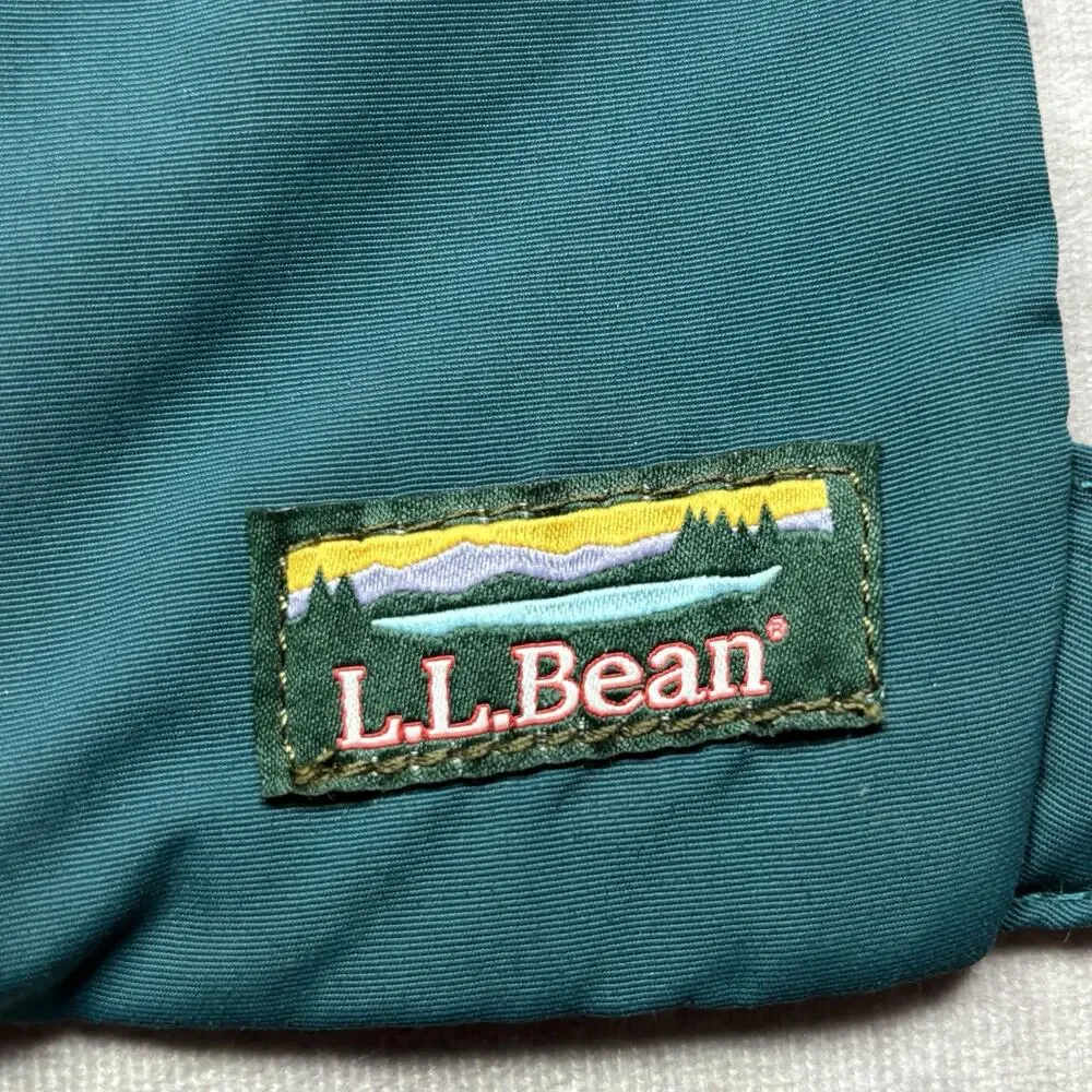 L.L.Bean Mountain Classic Drawstring Pack Backpack Brown Blue Green NWT Large